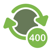 400 rotiri gratuite logo