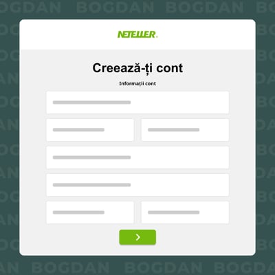 Completează formularul de înregistrare