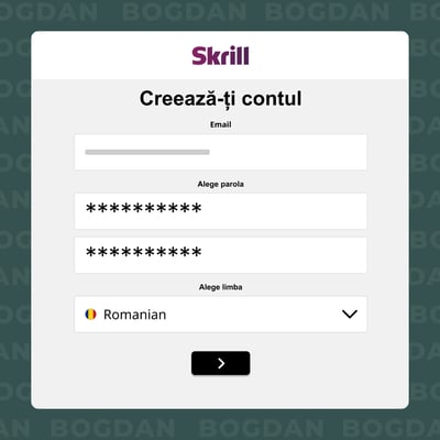 Deschide cont pe Skrill