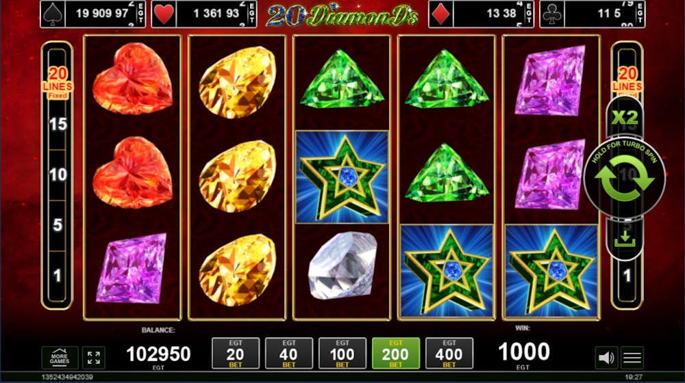 20 Diamonds: Informații și detalii logo