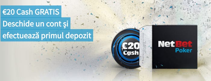 Activează bonusul și primeșto 20€