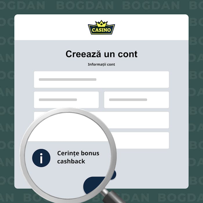 Deschide cont și participă la cashback