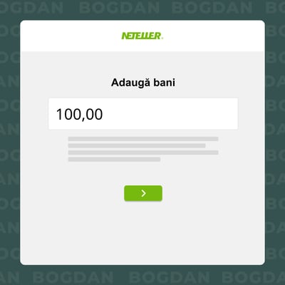 Adaugă bani în contul Neteller