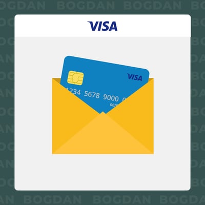 Ridică cardul Visa sau așteaptă livrarea