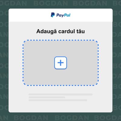 Adaugă un card bancar