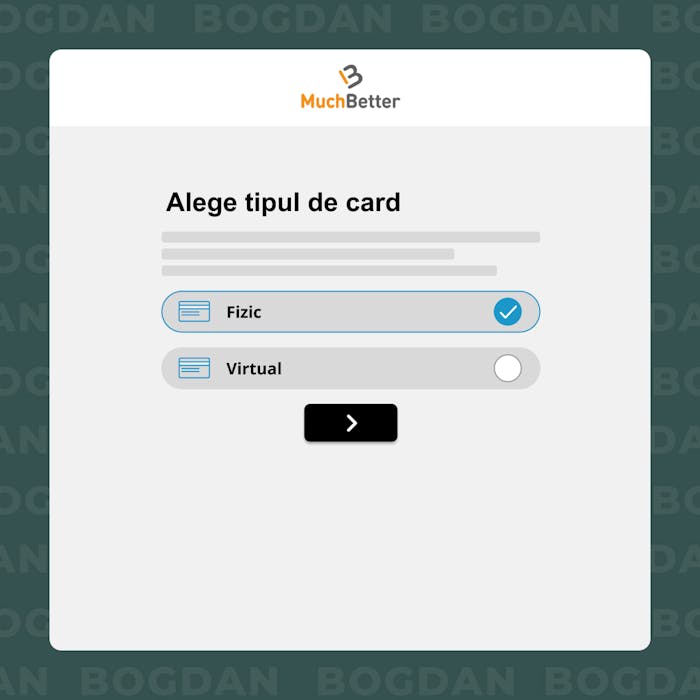 Adaugă card MuchBetter