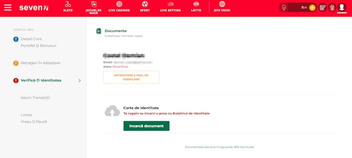 Seven casino inregistrare