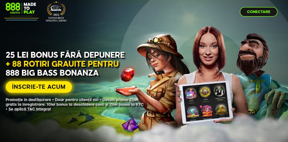 Cel mai nou 888 casino bonus cu bani și runde pe care îl poți activa azi fără depunere la verificarea contului.