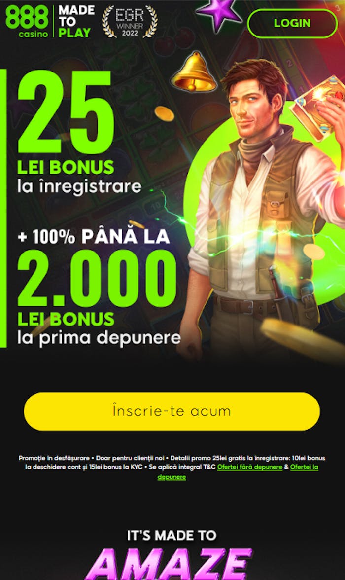 Cel mai nou 888 casino bonus fara depunere și cu bani și runde pe care îl poți activa azi la verificarea contului.