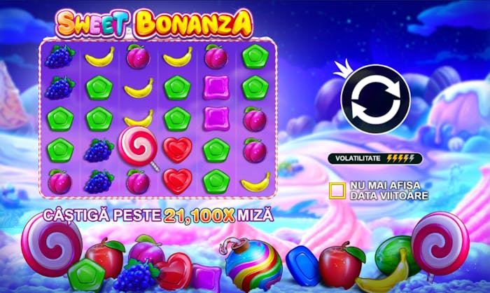Ao posibilitatea să joci Sweet Bonanza demo gratuit.