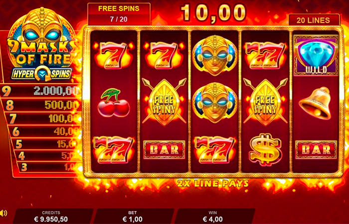 9 Masks of Fire – Informații și detalii logo