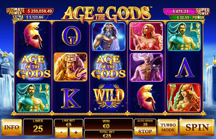 Age of the Gods demo & detalii – RTP, Volatilitate și Funcții logo