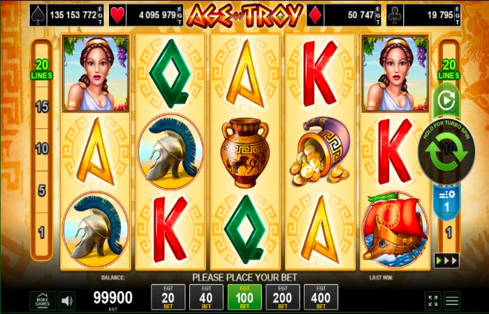 Age of Troy demo – RTP, Volatilitate și Funcții logo