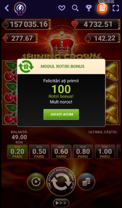 Creditare bonus fara depunere Zinx