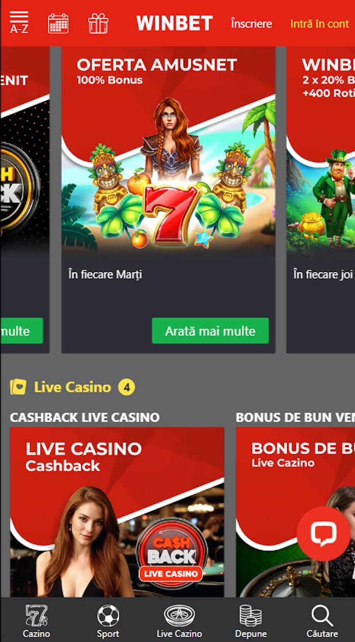 Ofertele pe care le poți accesa în prezent în categoria Winbet Promo.