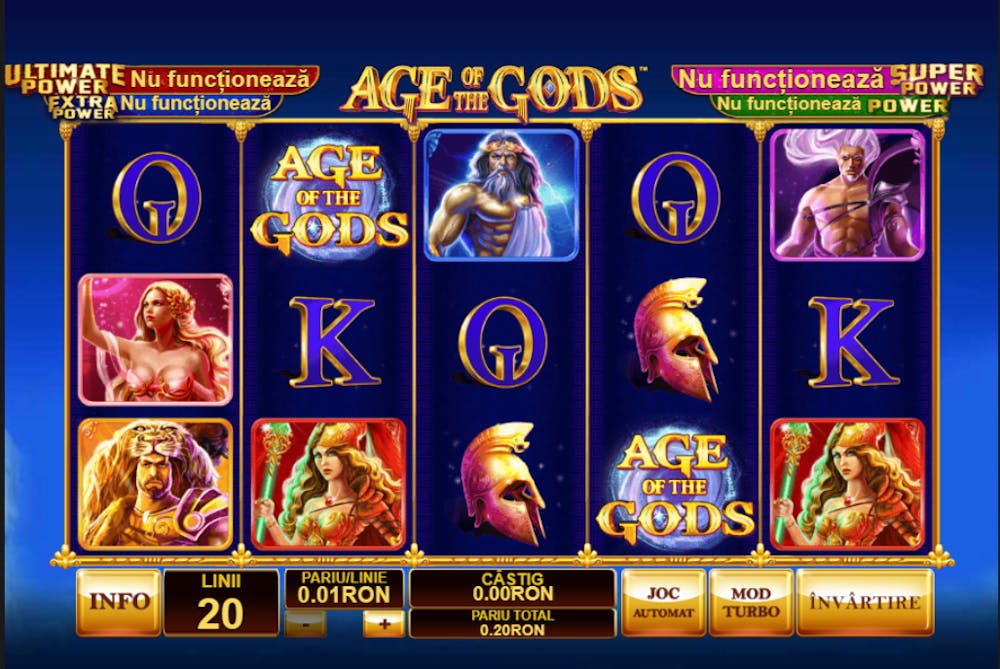 O rundă Age of the Gods demo.