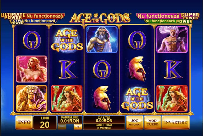 O rundă Age of the Gods demo.