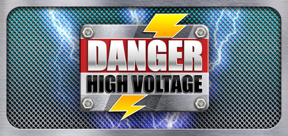 Danger High Voltage: Informații și detalii logo