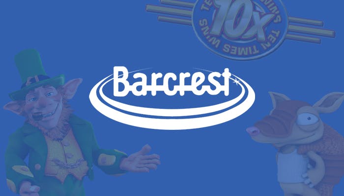 Logo-ul companiei de dezvoltare jocuri de noroc Barcrest.