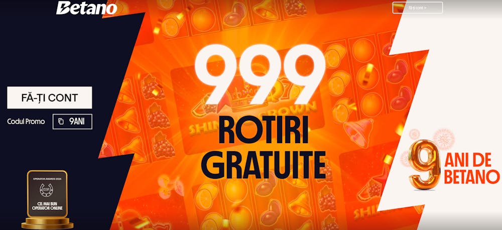 Oferta bonus de bun venit la Betano în luna mai a anului 2025.