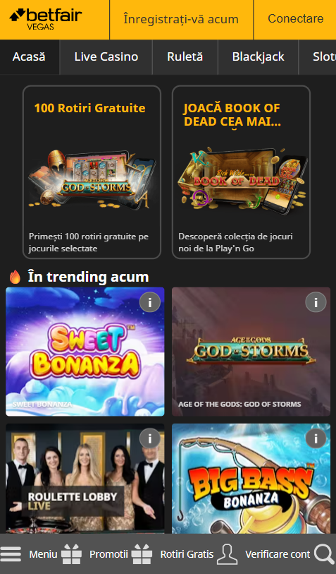 Betfair casino romania