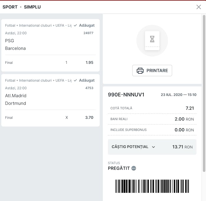 Superbet pariuri sportive