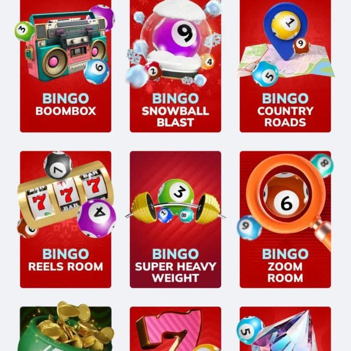 Selectează camera bingo