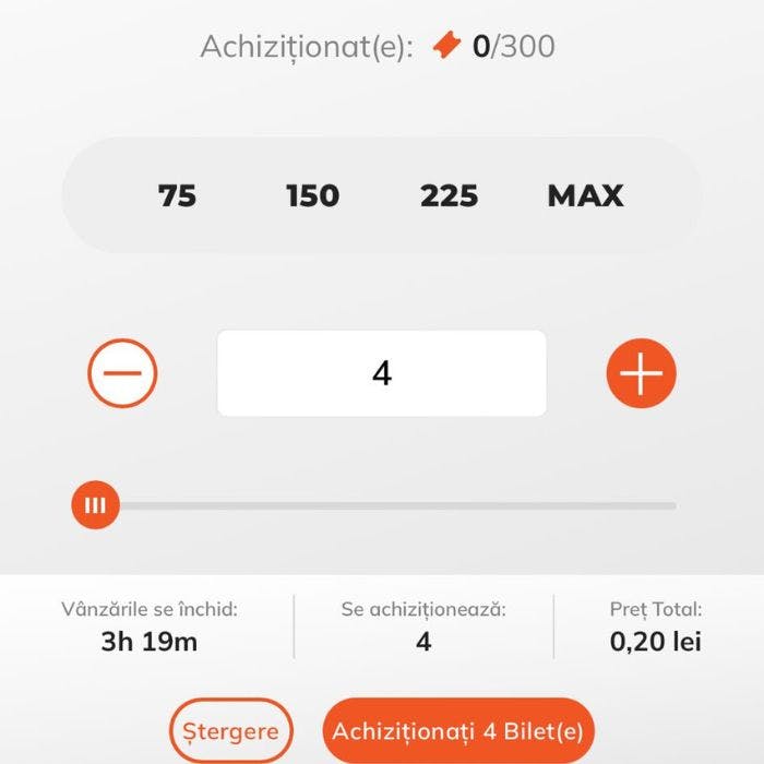 Avansează spre plată