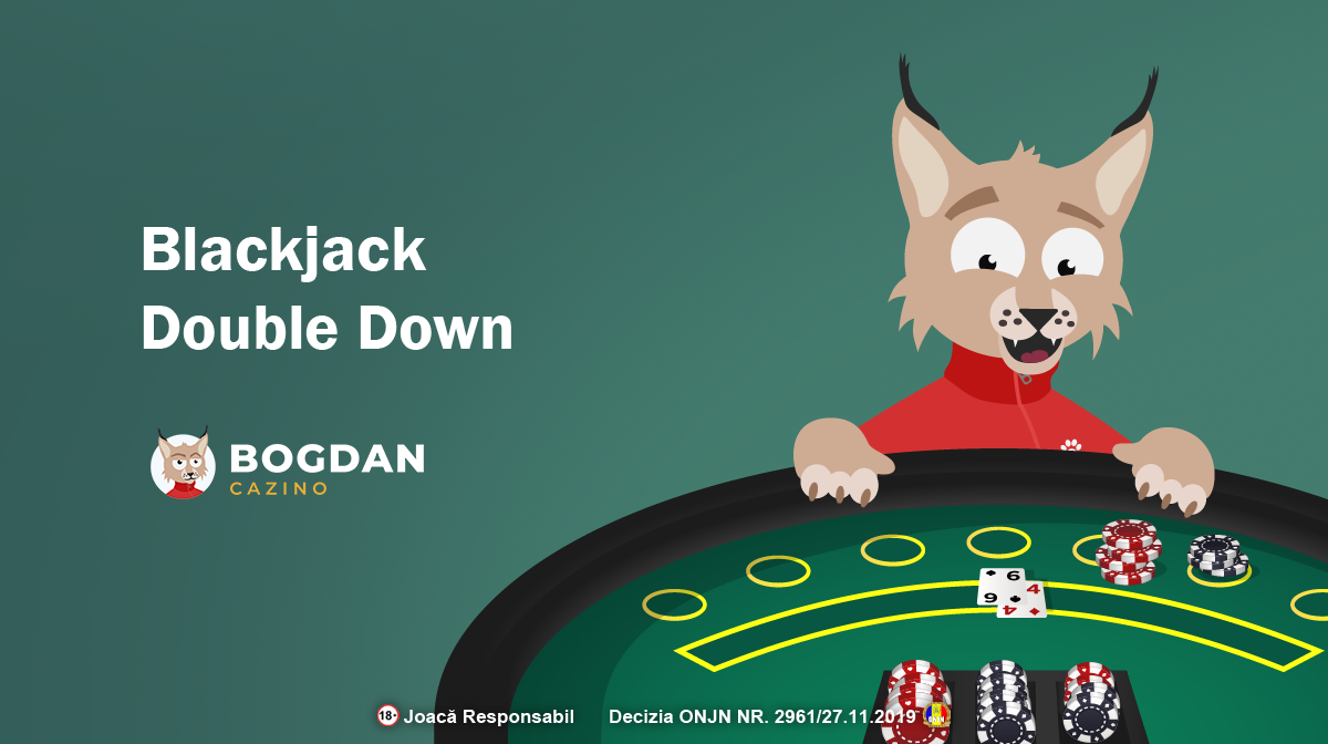 Dublarea mizei in blackjack cu reguli și strategii explicate