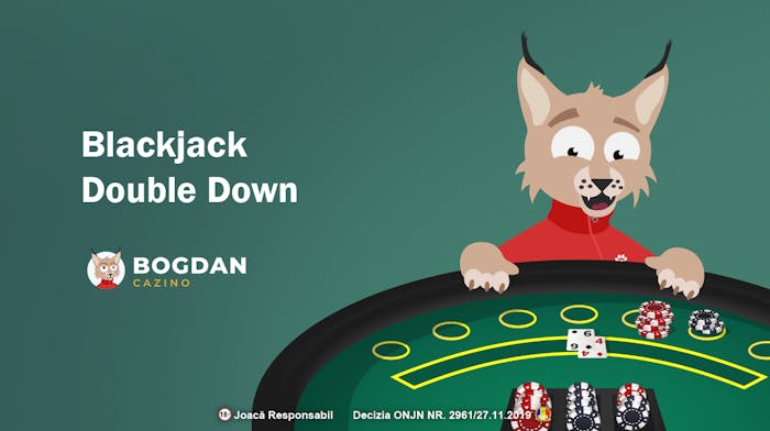 Dublarea mizei in blackjack cu reguli și strategii explicate