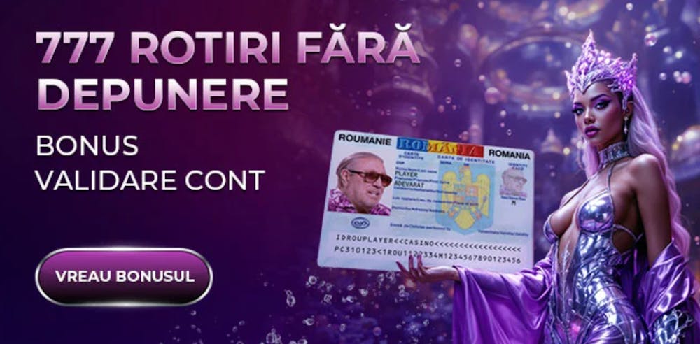 Prima ofertă de 777 rotiri la vlalidare pe care o activezi cu un cod bonus Player.