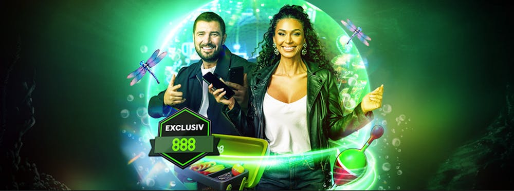 Bonusul fără depunere 888 Casino constă în 25 RON și 88 rotiri gratuite