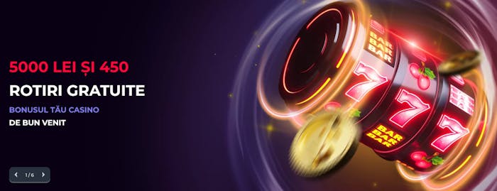 Obține 5.000 lei și 450 rotiri prin bonus de bun venit la Las Vegas.