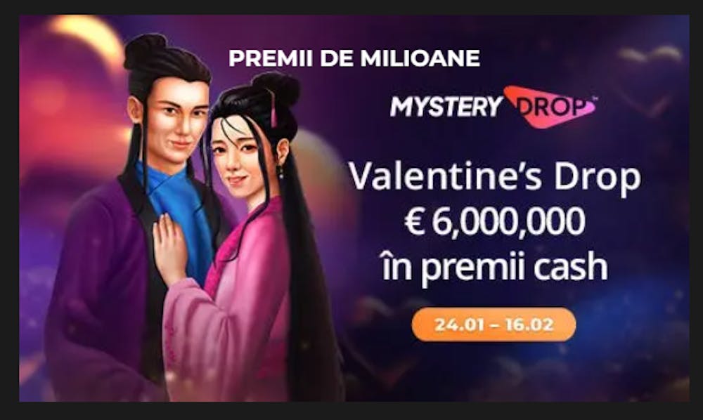 Bonus special la păcănele de Ziua Îndrăgostiților.