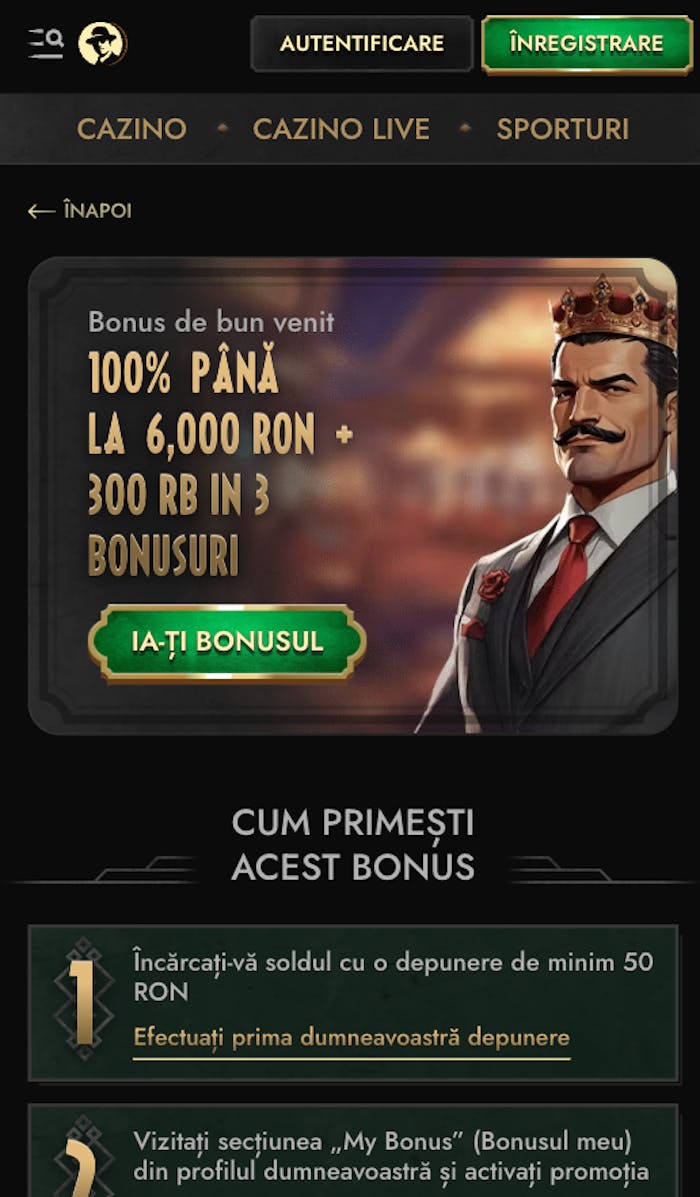 Bonusul de bun venit la Don casino.