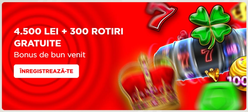 Bonus de bun venit în bani și cu rotiri gratuite de la RedSevens casino.