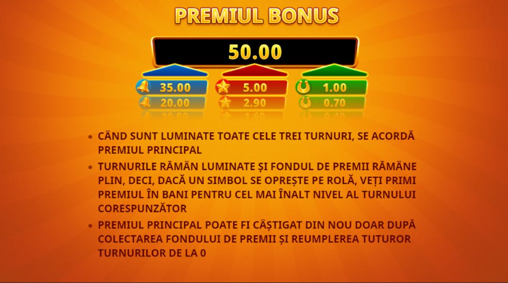 Valoare bonusuri la Joker's Luck.