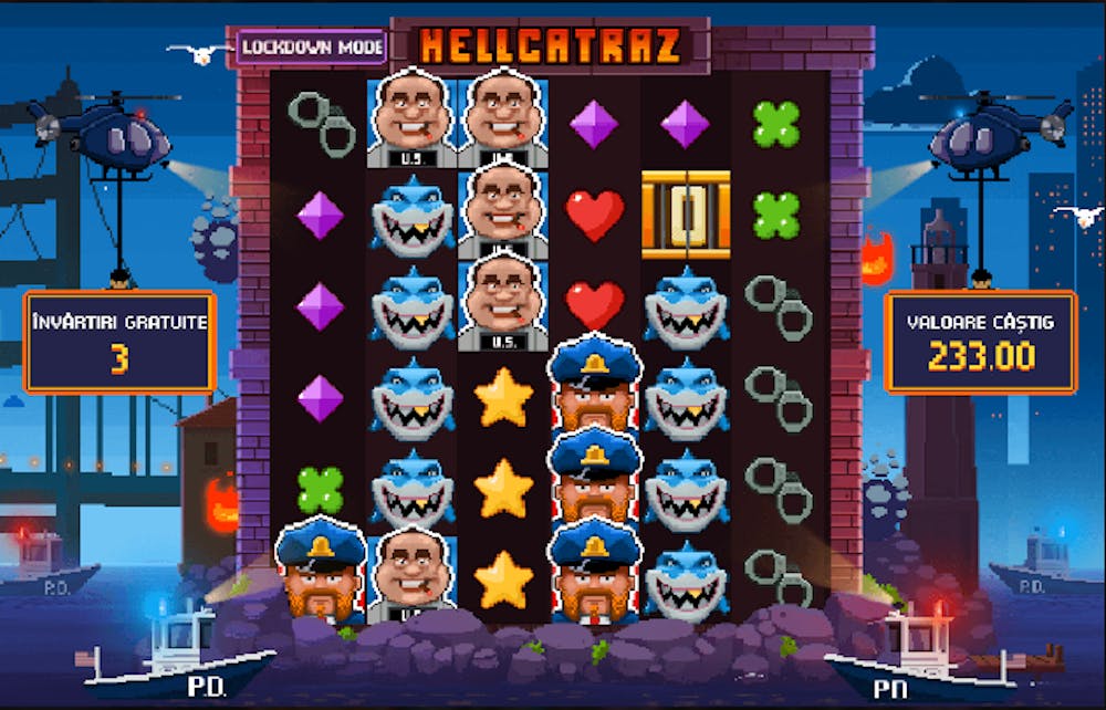 Hellcatraz Scatter și funcții bonus