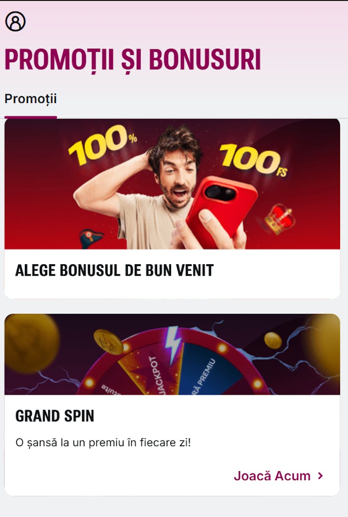 Alege bonusul de bun venit Napoleon Casino.