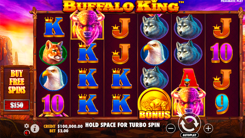 Buffalo King demo &amp; detalii – RTP, volatilitate și funcții logo