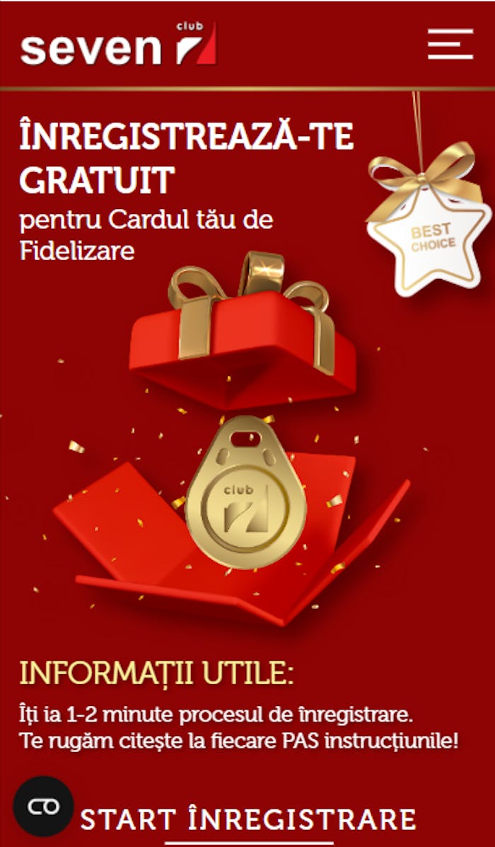Program cu bonusuri Seven VIP în agenții și avantaje speciale.