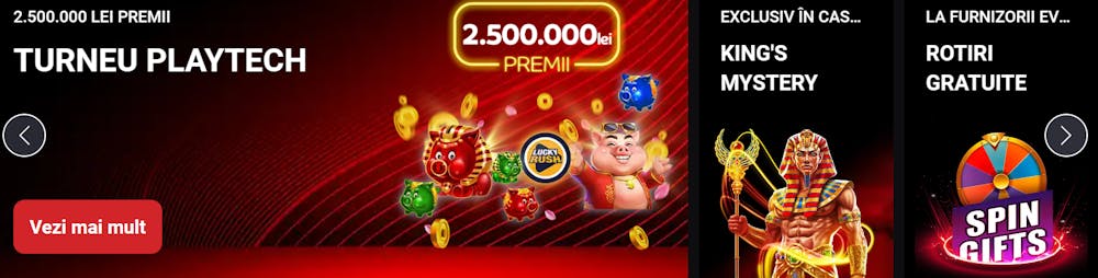 Exemplu de bonusuri pe care le poți obține fără să folosești un cod bonus Casa Pariurilor. 