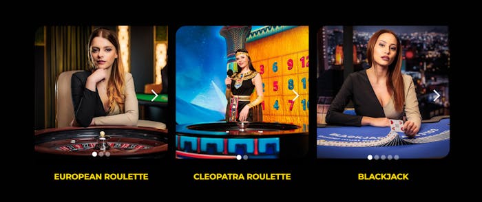 Opțiuni de ruletă și blackjack la casino live Pateplay.