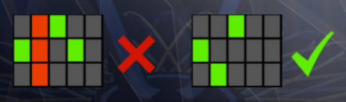 Modul de formare a liniilor câștigătoare la Millionaire Mystery Box. 