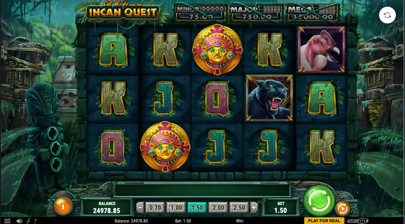 Cat Wilde and the Incan Quest demo & detalii – RTP și funcții logo