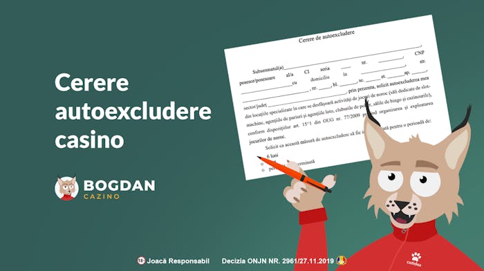 Află cum se completează o cerere autoexcludere jocuri de noroc