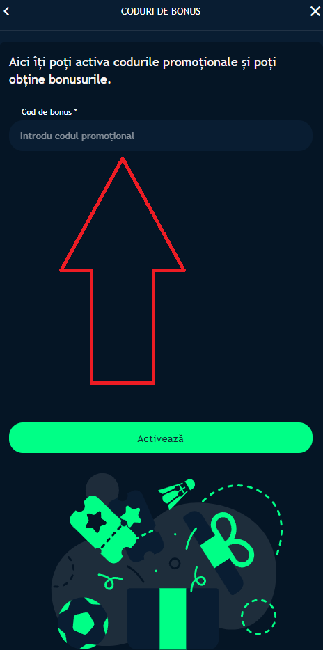 Unde trebuie să inserezi orice King Casino cod bonus.