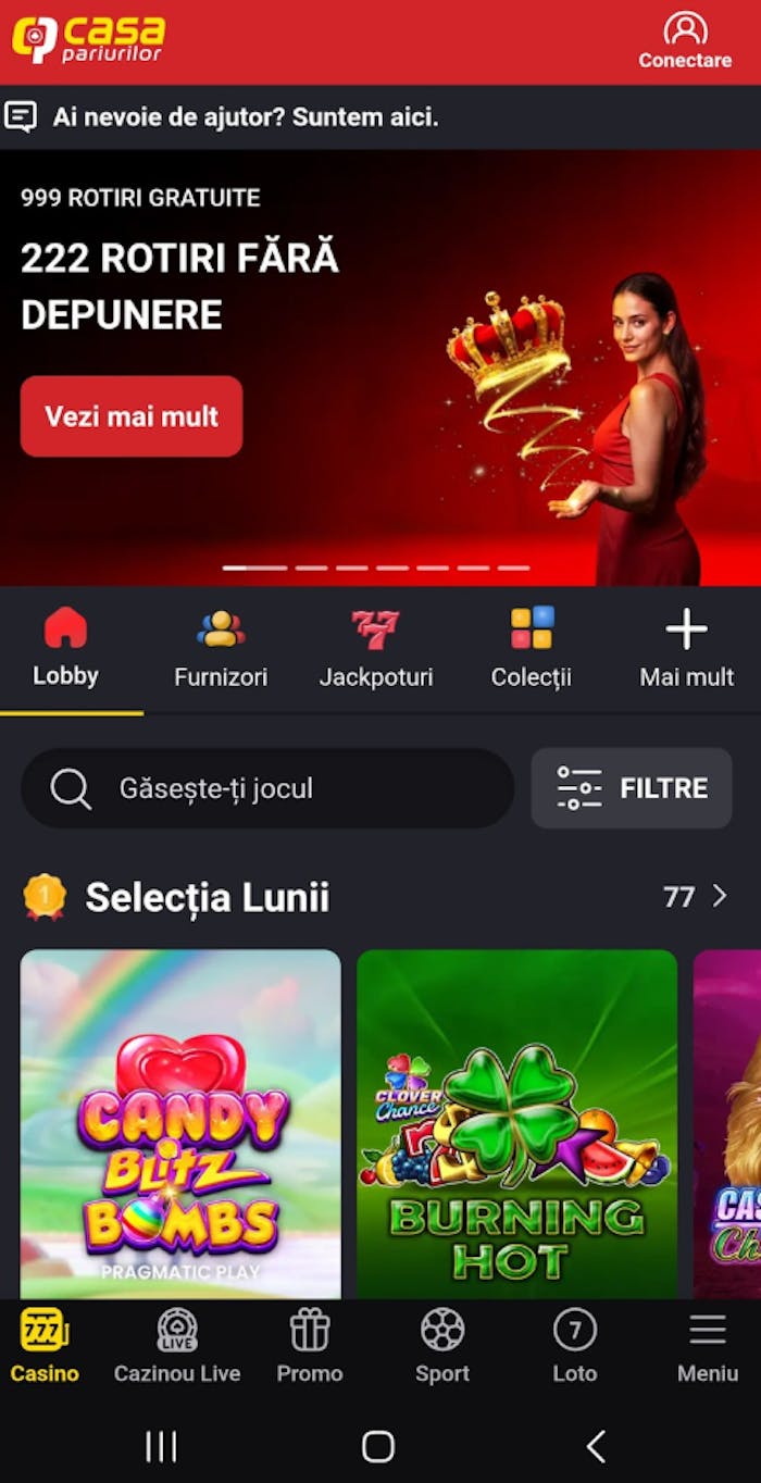 Prezentare generală Casa Pariurilor casino în 2025 cu oferte și categorii de jocuri populare..