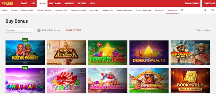 Casa Pariurilor are 180+ pacanele la care poți cumpăra speciale