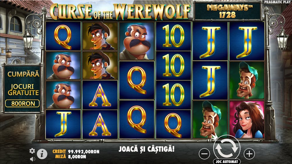 Curse of the Werewolf Megaways demo & detalii – RTP și volatilitate logo